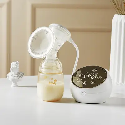 Kiwy Smart Rechargeable Breast Pump – BPA-Free Comfort Shield, Multi-Mode Suction & Massage System | Fast, Comfortable & Convenient Milk Pumping for Nursing Mothers thumbnail 2