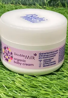Babi Mild Organic Baby Cream 50g - Made in Thailand (Bioganik / Sweety Pink / Double Milk) thumbnail 3