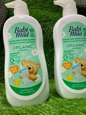 Babi Mild Organic Feeder Wash 590ml - 100% Organic Ultra Clean Baby Bottle Cleanser
