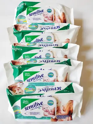 Mega Saver Pack: Sensitive Baby Wipes Deal of 10 Packs – Reasonable Price, Ultra Soft & Gentle Cleaning Wipes for Delicate Skin thumbnail 3