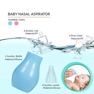 New Born silicon Nose Cleaner for baby Pack of 2 thumbnail 2