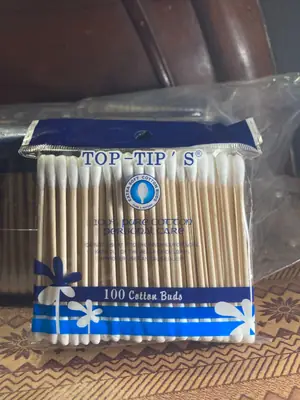 Top Tip 100% Pure Cotton Buds - Premium Soft Worod Stick Ear Swabs For Ear Care Makeup Removal & Cosmetic- 100% Safe Everyday Use thumbnail 3
