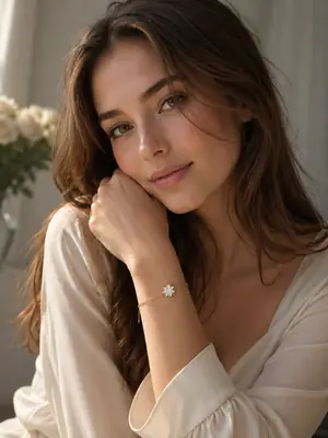 Silver Stainless Steel Bracelet for Women | 304 Stainless Steel Elegant Fashion Bracelet | Casual, College & Party Wear | Hypoallergenic Jewelry | Sultana Jewelry Collection