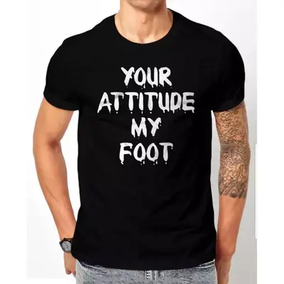 1 Pc Men's Cotton Printed T-Shirt