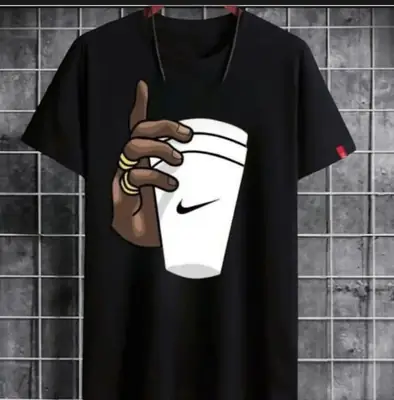 1 Pc Men's Cotton Printed T-Shirt