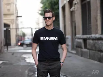 1 Pc Men's Cotton Printed T-Shirt