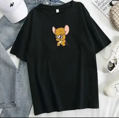 1 Pc Men's Cotton Printed T-Shirt