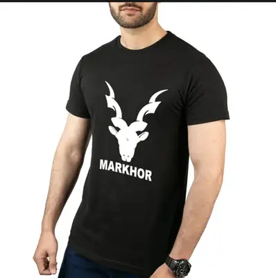 1 Pc Men's Cotton Printed T-Shirt