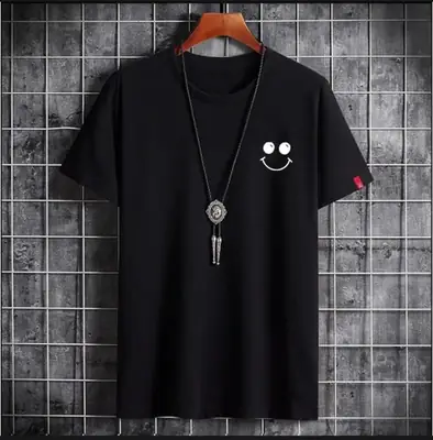 1 Pc Men's Cotton Printed T-Shirt