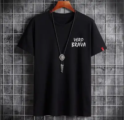 1 Pc Men's Cotton Printed T-Shirt