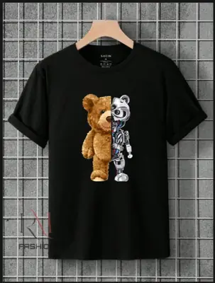 1 Pc Men's Cotton Printed T-Shirt