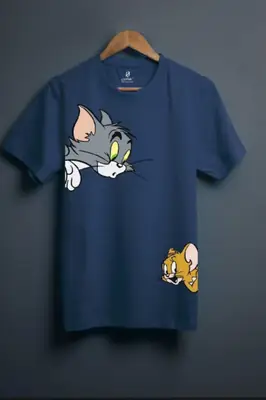 1 Pc Men's Cotton Printed T-Shirt