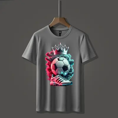 1 Pc Men's Cotton Printed T-Shirt