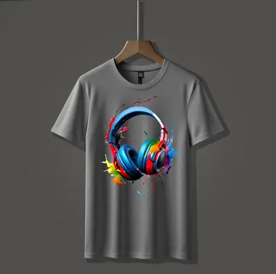 1 Pc Men's Cotton Printed T-Shirt