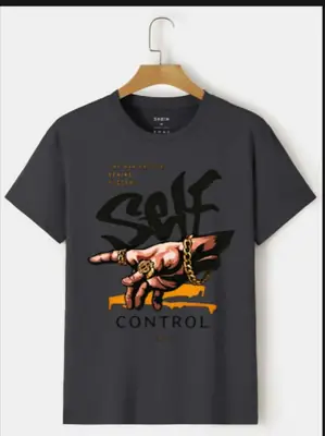 1 Pc Men's Cotton Printed T-Shirt