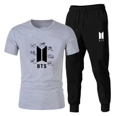 2 Pcs Women's Stitched Cotton Printed Tracksuit