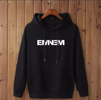 1 Pc Men's Fleece Printed Hoodie