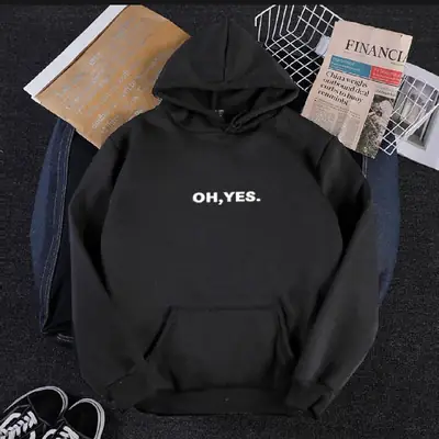 1 Pc Men's Fleece Printed Hoodie