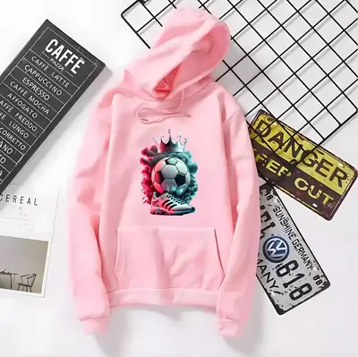 1 Pc Men's Fleece Printed Hoodie