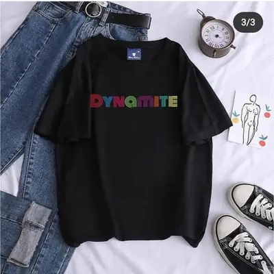 1 Pc Women's Stitched Cotton Printed T-Shirt