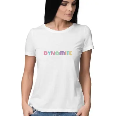 1 Pc Women's Stitched Cotton Printed T-Shirt