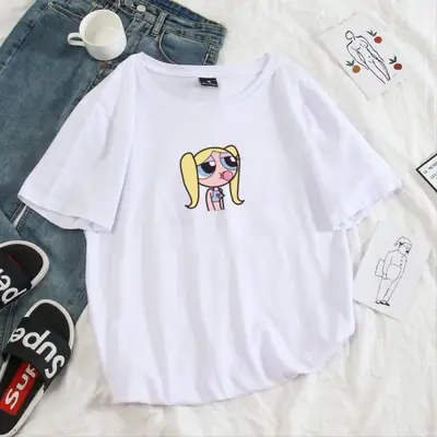 1 Pc Women's Stitched Cotton Printed T-Shirt