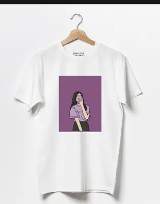1 Pc Women's Stitched Cotton Printed T-Shirt