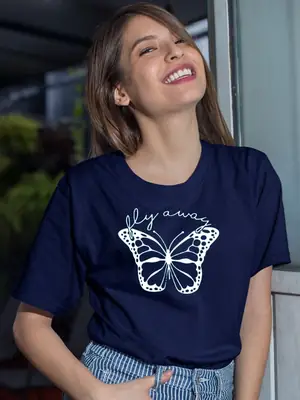 1 Pc Women's Stitched Cotton Printed T-Shirt