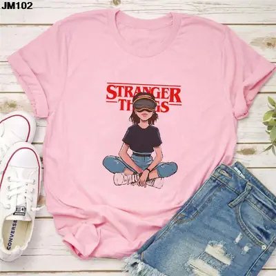 1 Pc Women's Stitched Cotton Printed T-Shirt