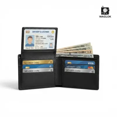 Men's Genuine Leather Bifold Wallet with Gift Box thumbnail 6
