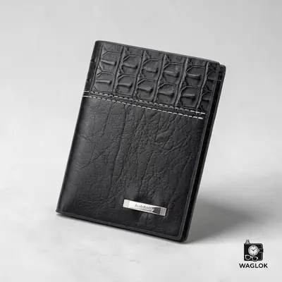 Balebaily Croc Texture Wallet