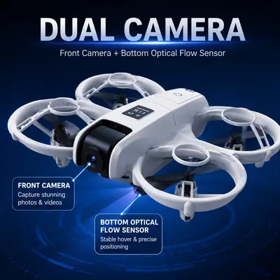 S11 Mini Neo Dual Camera Drone with Optical Flow Positioning & Remote Control thumbnail 10