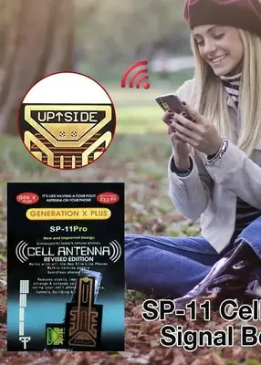 SP11 Pro Signal Enhancement Stickers Universal Mobile Phone Antenna Signal Amplifier Portable Booster Sticker for IPhone Samsung thumbnail 3