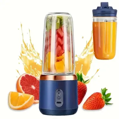 Portable USB Rechargeable Blender Juicer Bottle – Mini Smoothie Maker for Fresh Juice, Shakes & Baby Food – Travel Friendly