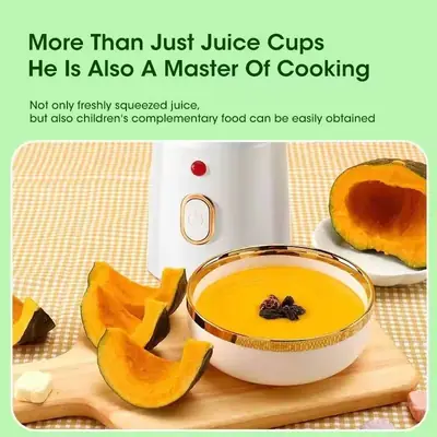 2 in 1 Portable Rechargeable Fruit Juicer Blender – 500ml Mini Electric Juice Maker thumbnail 2