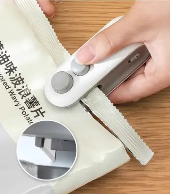 Mini Rechargeable Bag Sealing Machine – Portable Heat Sealer for Plastic Bags & Food Storage – USB Rechargeable Sealer thumbnail 5