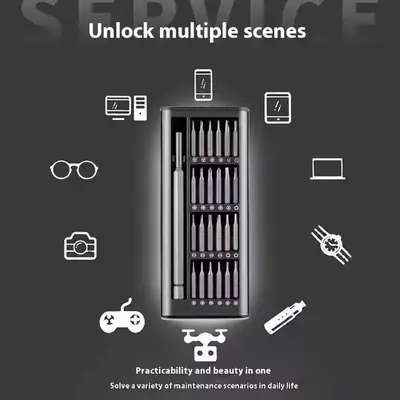 24 in 1 Precision Screwdriver Set – Magnetic Repair Tool Kit for Mobile Phone, Laptop, Watch, Camera & Electronics thumbnail 2