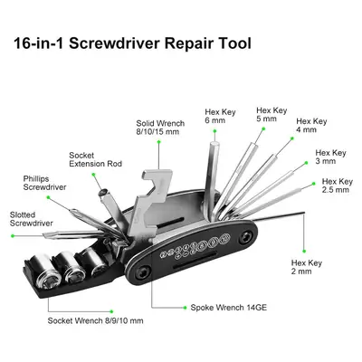 1 Pc ABS Plastic Tool Kit Set thumbnail 6