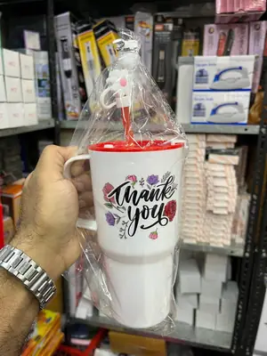 Sip & Drink Cartoon Tumbler 750ml – Kids Water Bottle with Straw & Handle | BPA Free Cute Character Cup for School & Travel thumbnail 5