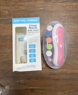Baby Electric Nail Grinder for Newborns & Kids | Safe, Quiet USB Rechargeable Nail Trimmer Kit thumbnail 6