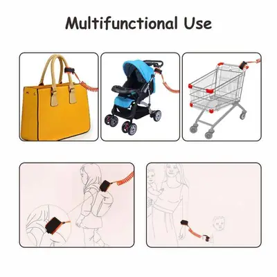 Child Safety Anti-Lost Wrist Link – Adjustable Baby Safety Harness Leash with Lock – Toddler Walking Strap for Outdoor Travel thumbnail 4