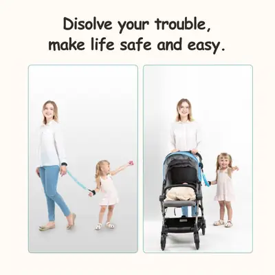 Child Safety Anti-Lost Wrist Link – Adjustable Baby Safety Harness Leash with Lock – Toddler Walking Strap for Outdoor Travel thumbnail 7