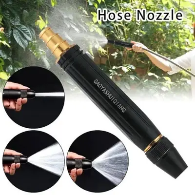 High Pressure Water Spray Nozzle – Adjustable Garden Hose Nozzle for Car Wash, Gardening & Home Cleaning
