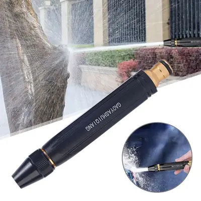 High Pressure Water Spray Nozzle – Adjustable Garden Hose Nozzle for Car Wash, Gardening & Home Cleaning thumbnail 3