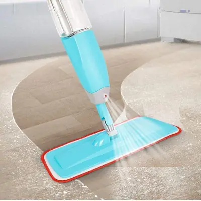 Healthy Spray Mop with Refillable Water Bottle | Flat Floor Cleaning Mop | Microfiber Spray Mop for Tiles, Marble, Wood & Laminate Floors thumbnail 3