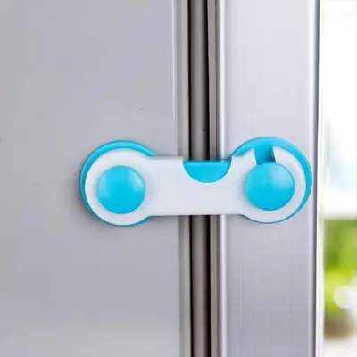 Child Safety Lock for Cabinet, Drawer & Fridge – Baby Proof Safety Lock with Strong Adhesive – Multi-Purpose Door Lock thumbnail 5