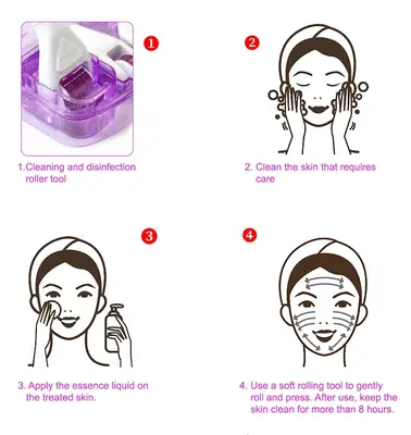 6-in-1 Derma Roller Skin Care Kit – Microneedling Facial & Beauty Roller Set thumbnail 7