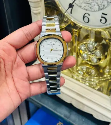 Pp Matt Two-Tone Chain Watch For Mens thumbnail 3