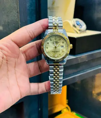 Rolly Two-Tone Chain Watch For Men's  thumbnail 4