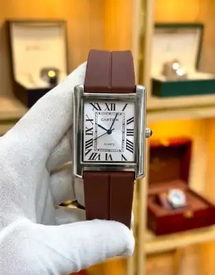  Silicone Soft Rubber PU Strap old money watch